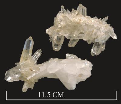 Quartz ( var. floater ). Huanuco,Peru. Bill Bagley Rocks and Minerals